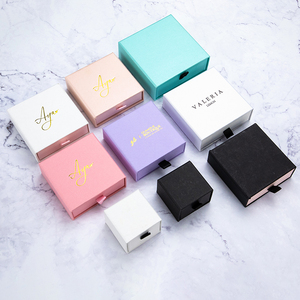 引き出し式 ジュエリーボックス ギフトボックス 紙製 スクエア型 ネックレス リング ブレスレット用 パッケージ 卸売 カスタム対応 - Product Image 4