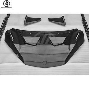 Kit de carrosserie de conversion en fibre de carbone sèche style Duke pour Lamborghini Revuelto : cache-moteur, pare-chocs, diffuseur, spoiler, jupes latérales - Product Image 3