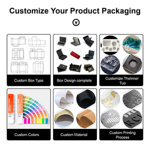 Boîtes et sacs d'emballage cadeaux <span class=keywords><strong>en</strong></span> carton écologique recyclable personnalisés <span class=keywords><strong>en</strong></span> gros à bas prix avec estampage à chaud doré - Product Image 2