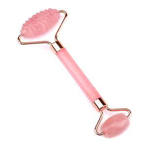 Ancient concubine beauty <span class=keywords><strong>secret</strong></span> home use facial massage DIY promotion spiked jade roller with silk box - Product Image 2