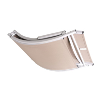 Chaise pliante en aluminium en forme de S au design moderne - Mobilier d'extérieur confortable et de haute qualité pour piscine, hôtel, parc