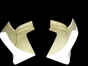 Fibre de verre pièces de voiture Pour Nissan Skyline R33 RTM TPS Style Pare-chocs Arrière Guêtres - Product Image 5