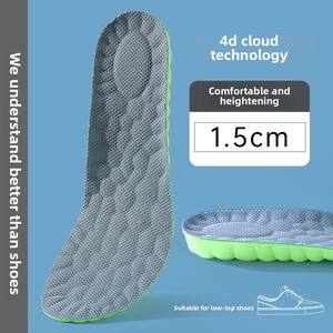 Sol dalam ortopedi penopang lengkungan Plantar Fasciitis pereda nyeri busa memori bantalan peredam kejut bernapas - Product Image 6