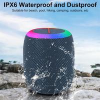 Enceinte Bluetooth Remax étanche IPX6 avec appairage TWS, son stéréo puissant 7W et lumières RGB – Enceinte sans fil portable