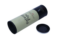 Boîte en fer blanc ronde personnalisable de qualité alimentaire avec impression offset, emballage en gros pour vin rouge et produits alimentaires, Dia92*H182mm
