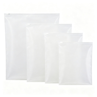 Sac rétractable transparent en PE écologique et recyclable avec fermeture éclair pour l'e-commerce (vêtements et chaussures)