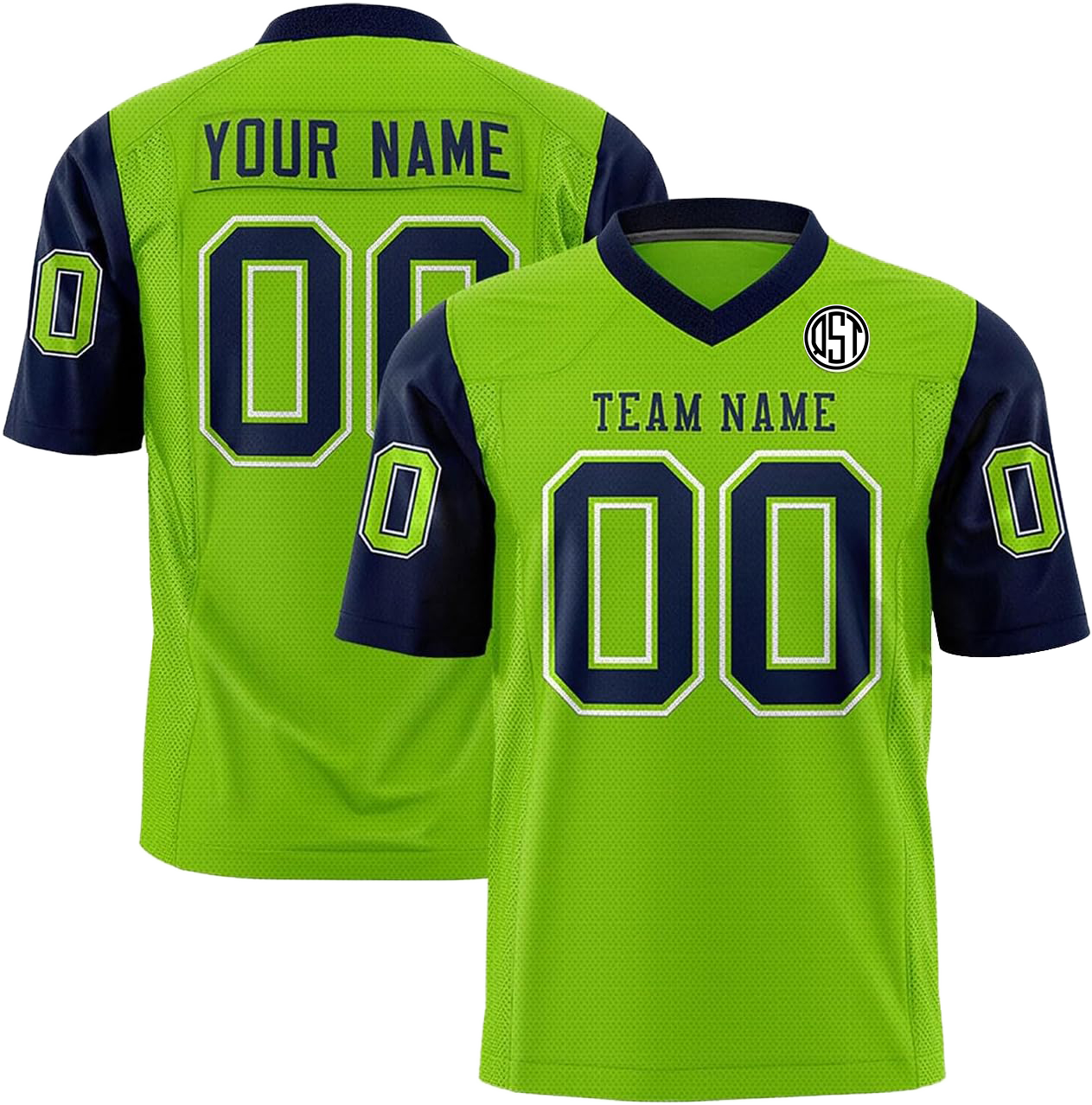 定制大学美式橄榄球球衣145GSM 聚酯纤维轻质男童青少年团队运动服| Alibaba.com, image size:1263x1278