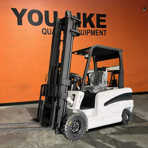 Chariot élévateur électrique à fourche 4x4 mini CE de 3 tonnes, chariot élévateur hydraulique Elektrikli Forklift Carretilla Warehouse Elevadora Seat Parts - Product Image 1