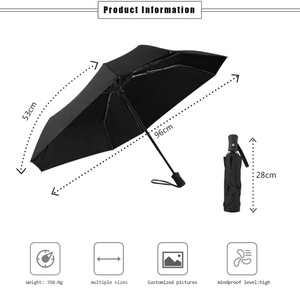 Heavy Duty UV Protection Windproof Umbrella Portable 42 Inches Travel Umbrella Folding Umbrella - Product Image 5