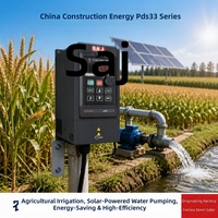 Contrôleur intelligent de pompe à eau photovoltaïque PDS33-4T045B triphasé 380V pour pompe submersible, à contrôle vectoriel de courant par onduleur