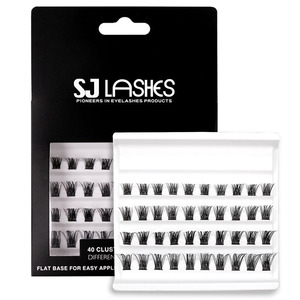 Groothandel Multi-Style DIY Wimperextensions Natuurlijke Volume Cluster Wimpers Hybride Pluizige Wimperclusters PBT Materiaal Privélabel - Product Image 1