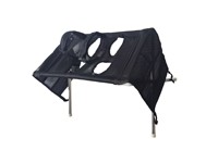 Hamac de toilettage de luxe pour animaux de compagnie avec crochets en acier inoxydable, pliable, portable, anti-rayures, harnais suspendu pour la coupe des ongles des chats et des chiens