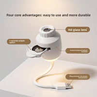 Projecteur de ciel étoilé HD ABS, réglable en focale, mini planétarium USB, projecteur de galaxie, veilleuse pour chambres, plafonds, décoration de voiture