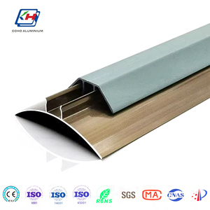 Profils en aluminium pour salle de purification, plinthes en aluminium étanches, profils d'<span class=keywords><strong>angle</strong></span> de mur en forme d'arc intérieur étanches - Product Image 1