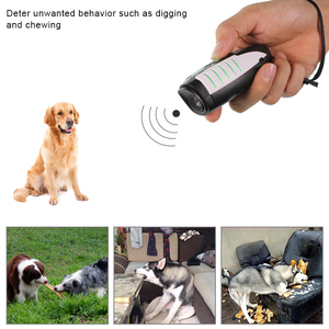 Ultrasonic Dog Repellent Handheld Bark Control Device <b>Battery</b> Powered Plastic Construction Scentless Animal Control Tool - Product Image 4