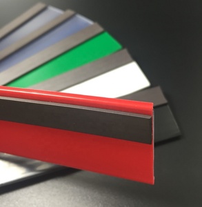 Meethoope 20 ~ 22mm H pvc plastica scaffale prezzo etichetta titolare striscia dati autoadesiva per ripiano in legno 25mm H - Product Image 4