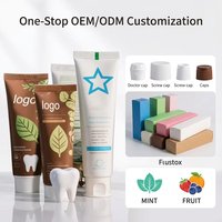 Dentifrice personnalisé de marque, anti-sensibilité, blanchissant, saveur menthe, formule chimique, taille standard pour adultes
