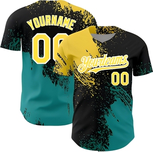 Maillot de baseball personnalisé en gros, maillot de baseball sublimé sur mesure pour les marques de streetwear, marque privée - Product Image 1