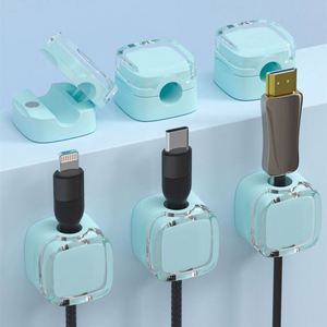 Juego de 6 Clips Magnéticos para Cables, Organizador de Cables, Clip Magnético Debajo del Escritorio, Gestión de Cables, Sujetador de Cables - Product Image 3