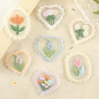 Appliques brodées en dentelle florale pastorale Kawaii à coudre, décorations DIY pour vêtements, chapeaux, sacs, et articles de loisirs créatifs