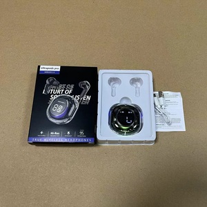 Mới Thể Thao Bt Tai Nghe Không Khí 39 Trong Tai Trong Suốt Hiển Thị Kỹ Thuật Số Dài Phạm Vi Trong Suốt Tiếng Ồn Canceler Đúng Tai Nghe Không Dây - Product Image 4