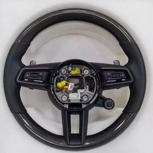 Volante Deportivo de Fibra de Carbono Rojo para 991.2, 997.2, 957, 992, Panamera, <span class=keywords><strong>911</strong></span>, Cayenne, Macan, 997, 996, 981, 718, 958 - Product Image 2