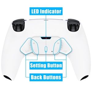 Palancas Blancas Reasignables RISE4 V3, Kit de Reasignación para PS5, Botones Traseros Adicionales para el Control de PS5, BDM030/040/050/060 - Product Image 3