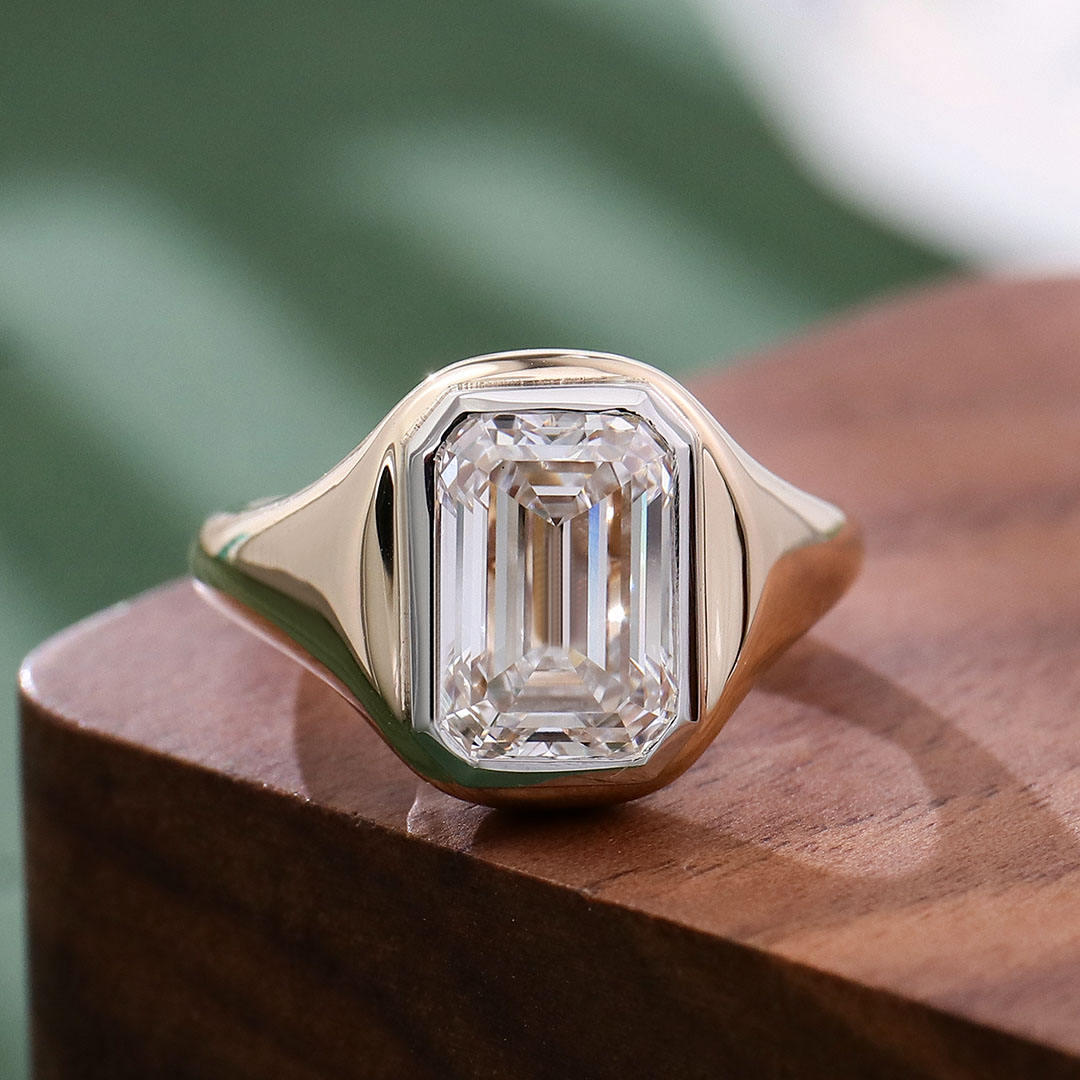 แหวนเพชรแล็บโกลด์ 14K