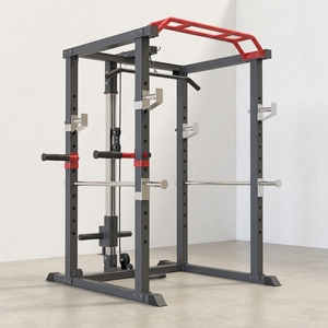 DINUO <span class=keywords><strong>Jaula</strong></span> de Potencia Multifunción al por Mayor con Polea Superior <span class=keywords><strong>para</strong></span> <span class=keywords><strong>CrossFit</strong></span>, Levantamiento de Pesas y Equipo de Entrenamiento <span class=keywords><strong>para</strong></span> Gimnasio en Casa - Product Image 1