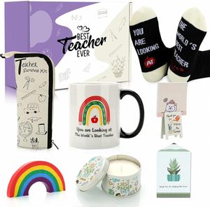 Coffret Cadeau Unique pour Enseignantes - Vente en Gros - Cadeau d'Anniversaire, de Noël, de Rentrée Scolaire, Souvenirs pour Enseignantes - Product Image 2