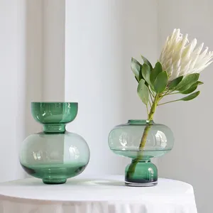 时尚家居装饰透明水培植物水晶玻璃花瓶