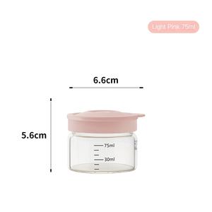 Pot en verre transparent de qualité alimentaire pour <span class=keywords><strong>nid</strong></span> <span class=keywords><strong>d</strong></span>'oiseau, prêt à consommer, avec couvercle, pour miel de colombe des neiges et confiture de pêche - Product Image 5