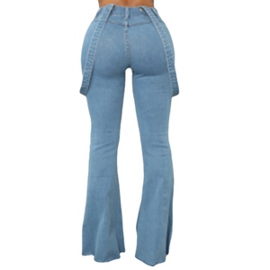 Pantalones <span class=keywords><strong>vaqueros</strong></span> elásticos transpirables para mujer, <span class=keywords><strong>vaqueros</strong></span> de talla grande a la moda, venta al por mayor - Product Image 5