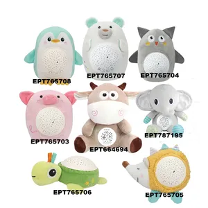 EPT Lovely calmante rilassante dormire proiezione a colori elettrica illuminazione musicale proiezione farcita morbida comfort per bambini giocattoli di peluche