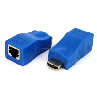 Câble RJ45 pour ordinateur portable, projecteur LCD, moniteur 1080P, convertisseur TV, prise en charge audio-vidéo PC, sortie de signal