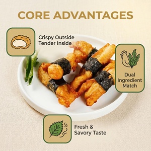 Yamaji Export Grade IQF Frozen Seaweed Roll Chicken Karaage Snack Food with 18 Months Shelf Life for Supermarket Supply - Product Image 5
