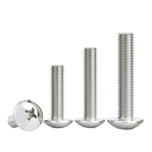 #4-40 #6-32 #8-32 #10-24 Ronde Kopbout Kruis Verzonken Roestvrij Staal Ss304 316 Paddestoelkop Machine Schroef - Product Image 6