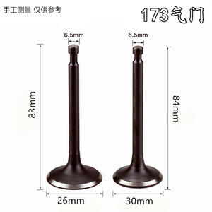 Válvulas 168F170, Conjunto de Válvulas de Admisión y Escape para Motor de Gasolina 152/173/188, Piezas de Alternador para Autos - Product Image 2