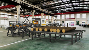 Zzchryso gỗ log balsa/thông/sồi thô chế biến Hội Đồng Quản trị Gỗ đã thấy máy tự động dây chuyền sản xuất 200 ~ 500mm đường kính - Product Image 2