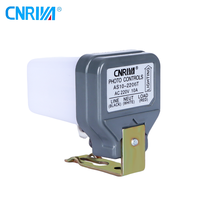 Interrupteur à capteur photoélectrique LED CNRIYA 120/220/240VAC IP54 Type externe AS10-2206T PP Zhejiang -30~70 12mm CDS Light
