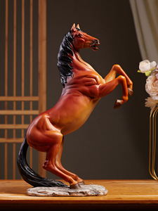 Custom Life-Size Black Fiberglass Resin Standing Horse Statue Outdoor Garden Decorative Accent Art Sculpture <strong>Animal</strong> Ornament - Product Image 5