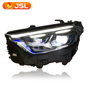 Para mercedes-benz <span class=keywords><strong>GLC</strong></span> LED faros 2023-2025 C254 X254 faros de gama alta <span class=keywords><strong>GLC</strong></span> señal de giro haz alto Angel Eye proyector lente - Product Image 5