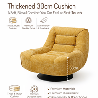 Fauteuil pivotant Meiqi 360°, canapé simple moderne et relaxant, imperméable et antirouille, pour balcon, usage extérieur, salle à manger d'hôtel, en carbone