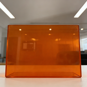 Lámina de PVC Antiestática en Rollo, Lista para Instalar, Color Naranja-Amarillo, para Fábrica o Taller - Product Image 2
