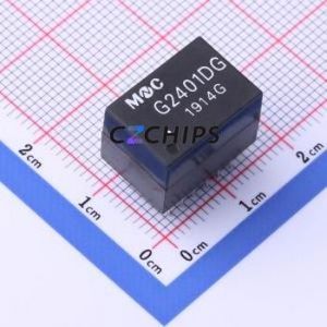G2401DG LAN Transformer Through <b>hole</b> Component (THT),16x12mm Inductor 1CT:1CT Single <b>Port</b> 100/1000 Base-T Non-PoE - Product Image 1