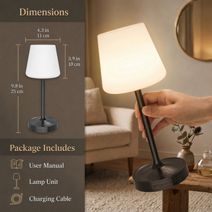 Waterproof LED Table Lamp Raindrop Shade Solar <b>Light</b> Metal Torchiere Lamp for Bathroom Patio Garden - Product Image 4
