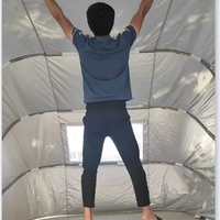 Abri de voiture rétractable et pliable, imperméable, avec structure en acier télescopique, revêtement poudré, design simple pour garage, camping, véhicule