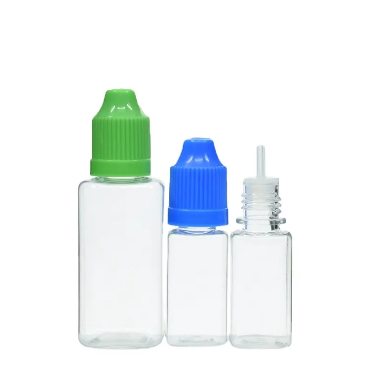 10ML Plastic Eye Drop Bottle Packaging Supplies 5ml 10ml Clear Eye Treatment Drops Capping Medical Liquid Dropper Squzze Bottles