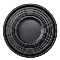 Excellentes plaques de cuisson rondes double face en acier au carbone antiadhésives pour gâteaux et pizzas, pour la restauration industrielle