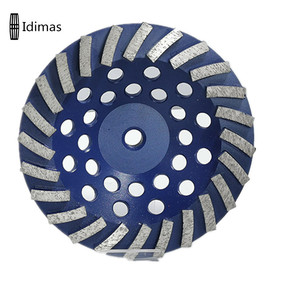 Disque abrasif 7'' (178 mm) à segments en <span class=keywords><strong>T</strong></span>, diamant haute dureté, meule à coupelle OEM pour meuleuse à béton - Product Image 3